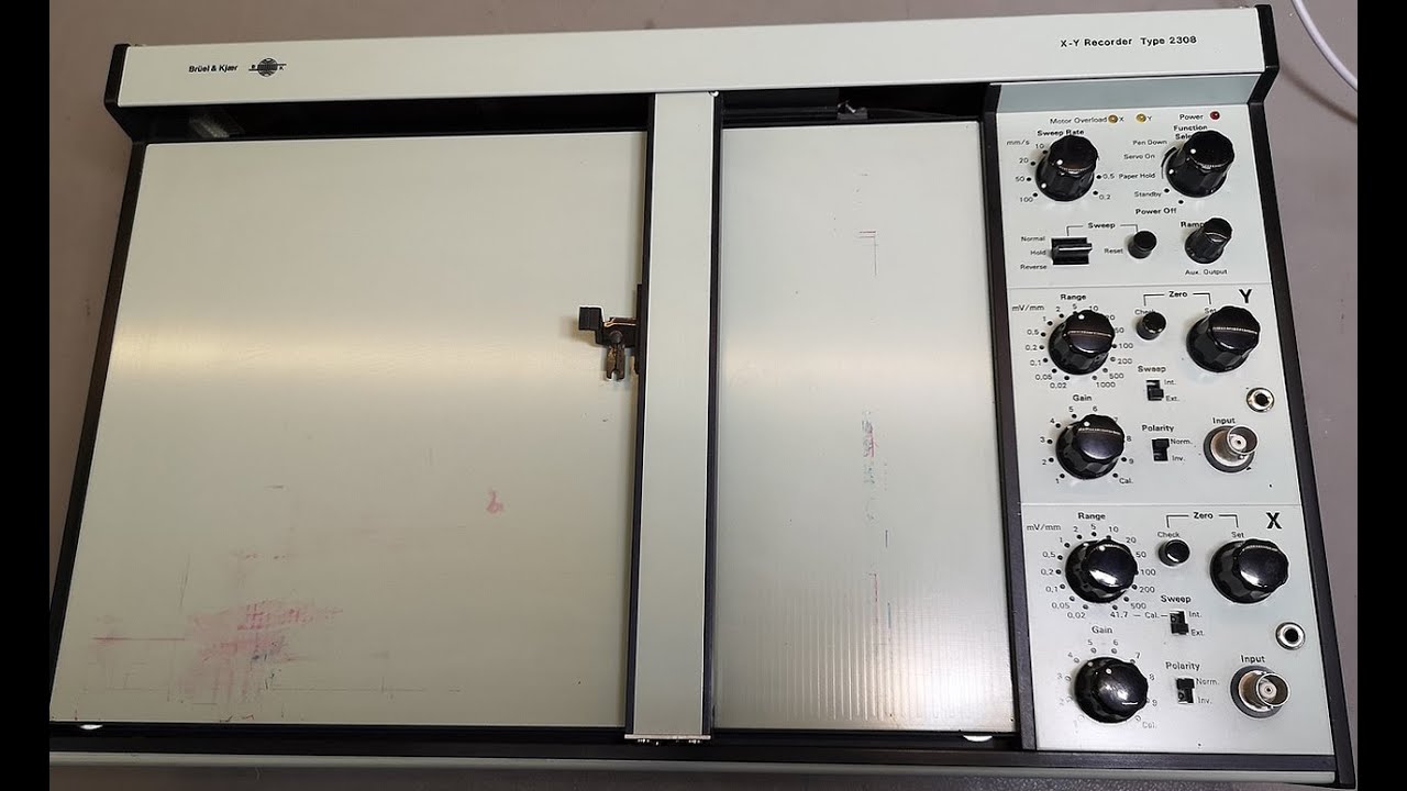 Brüel & Kjær 2308 XY Recorder test repair teardown