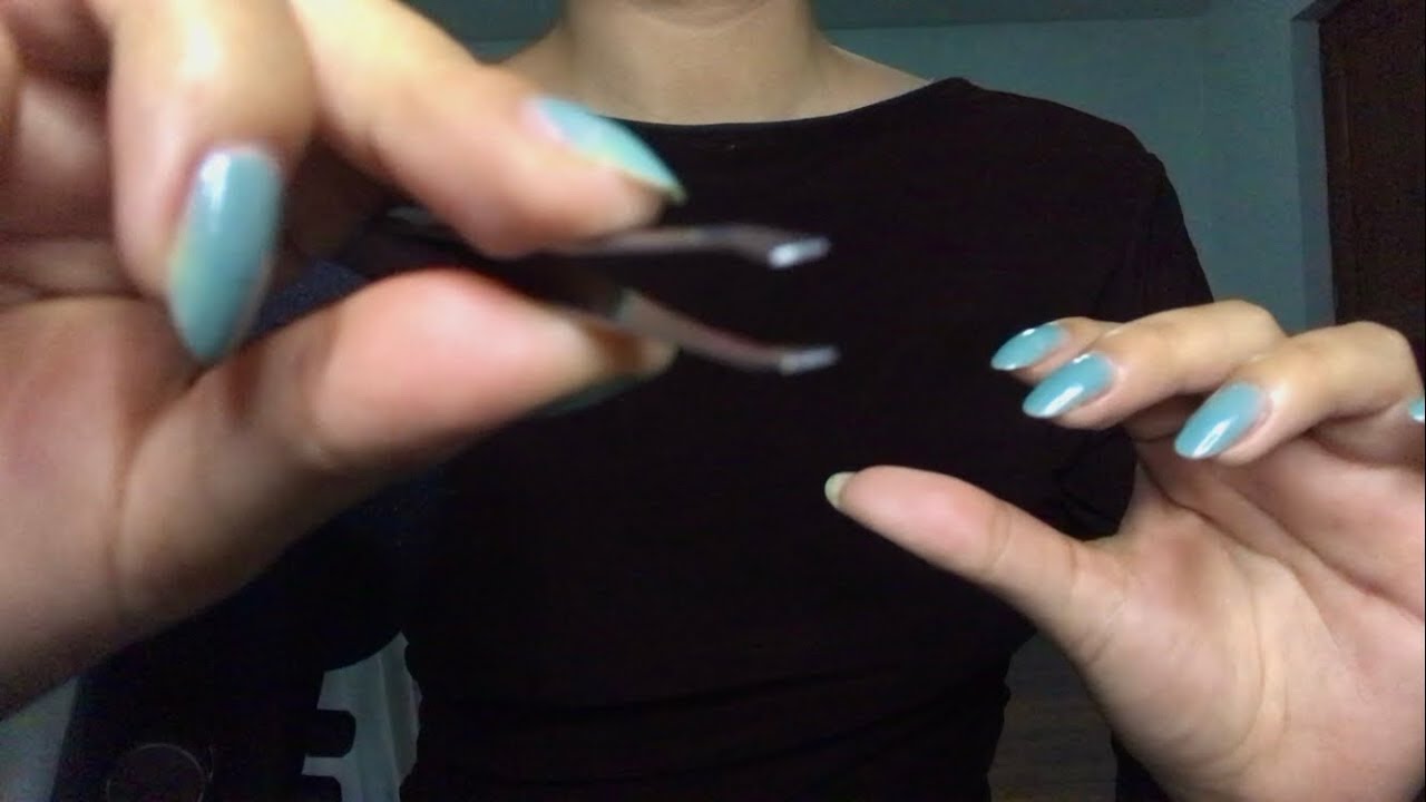asmr doing your eyebrows (fast and aggressive)