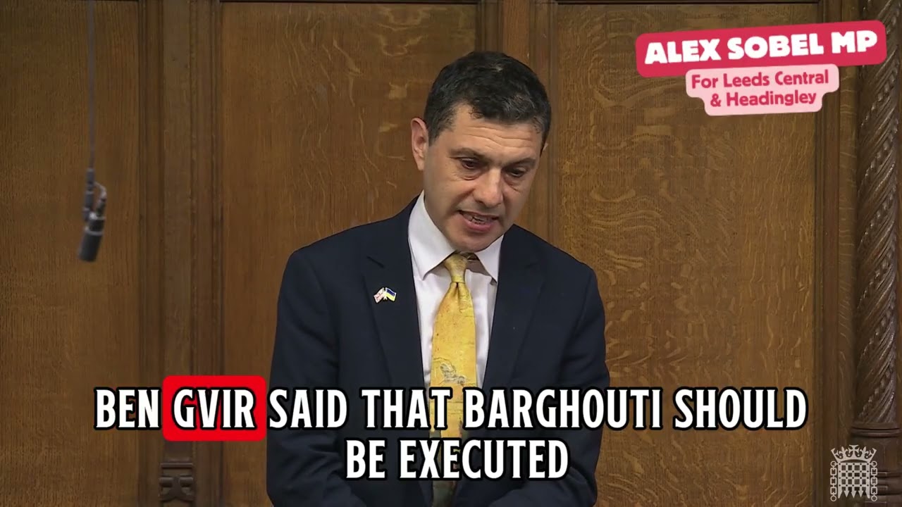 Alex Sobel on Marwan Barghouti