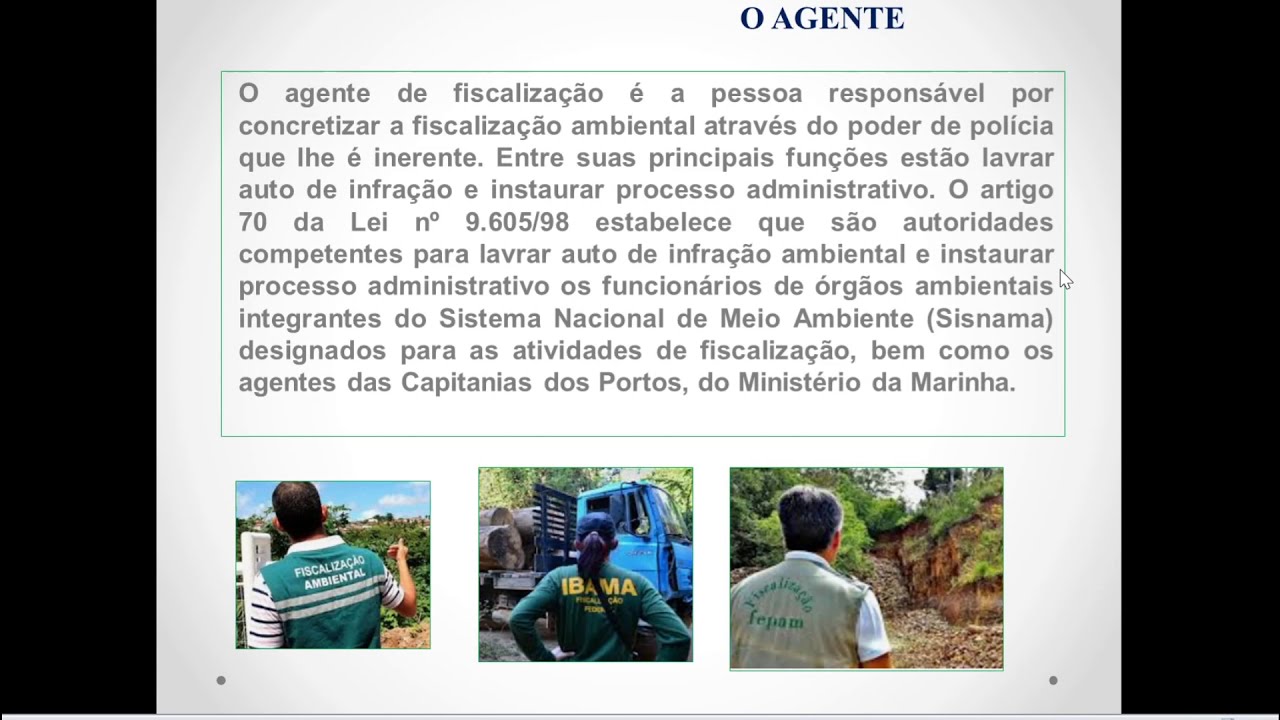 Aula de Fiscalização Ambiental e Monitoramento