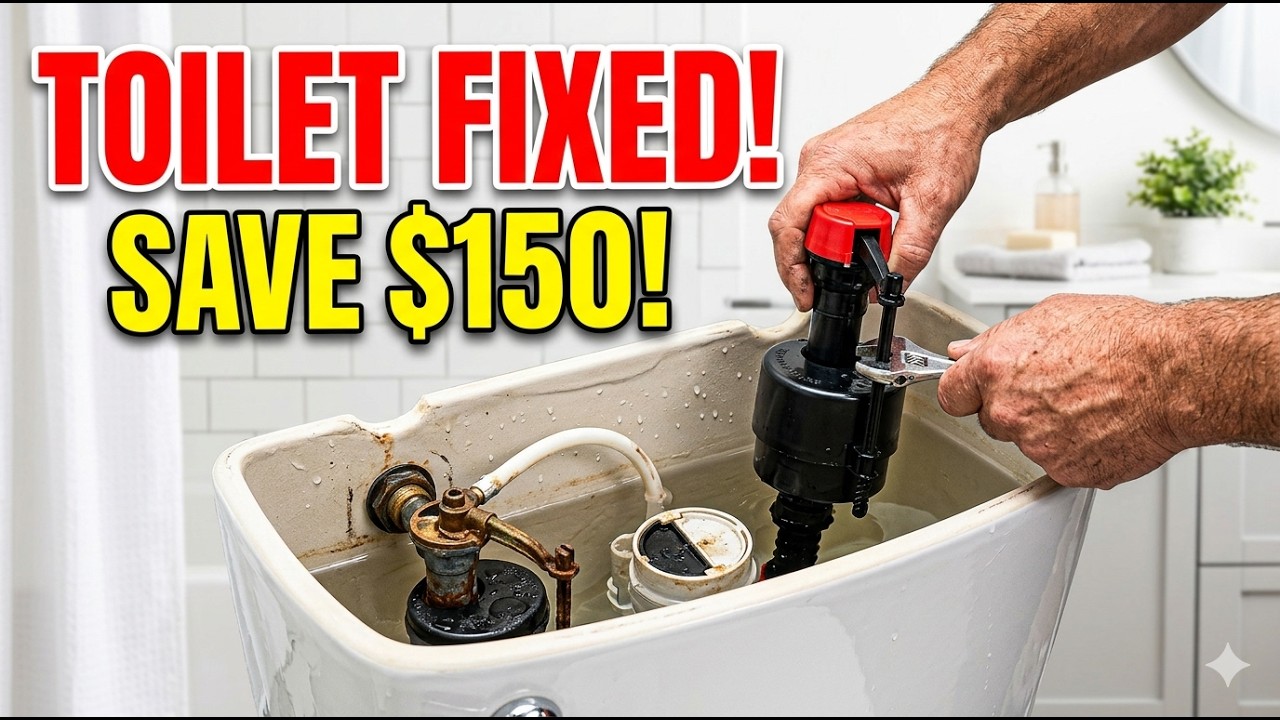 Fix a Leaky Toilet &ndash; Replace the Fill Valve Quickly and Easily DIY