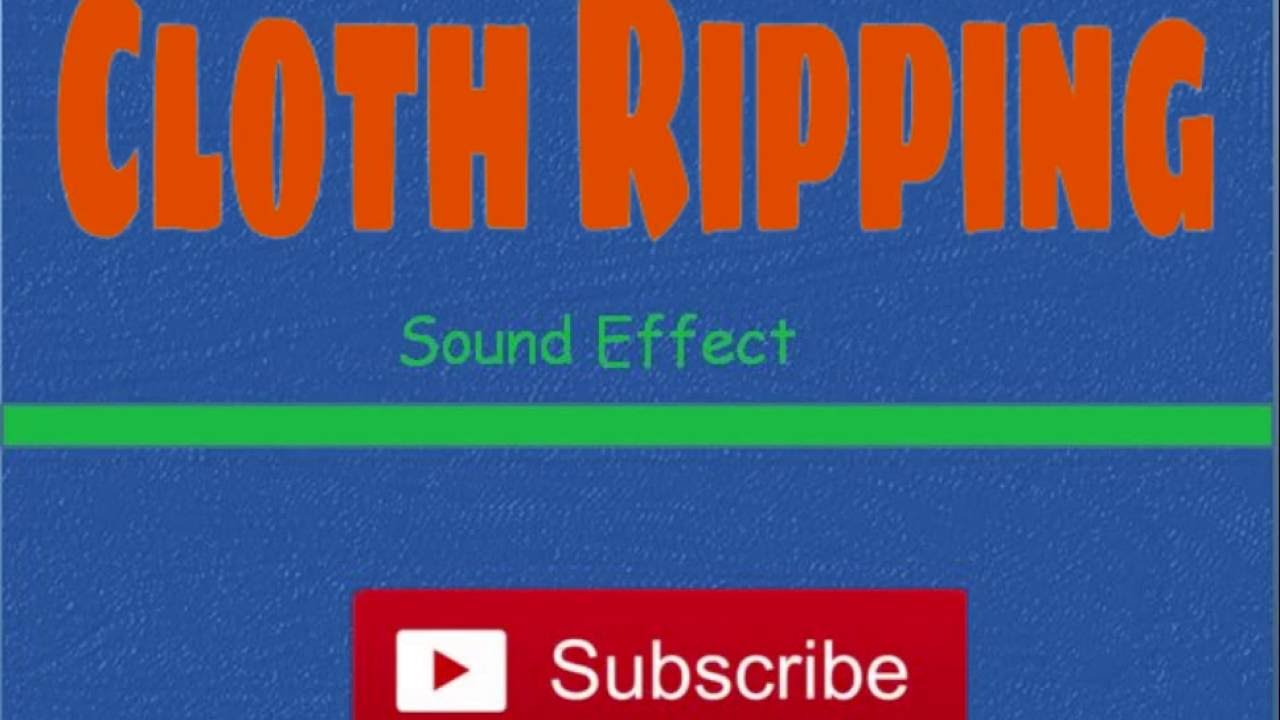 Cloth Ripping-Sound Effect