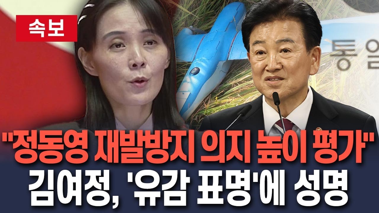 [🔴속보] 김여정 