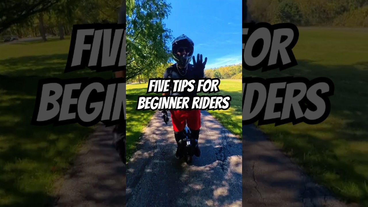 5 Tips For Beginner EUC Riders