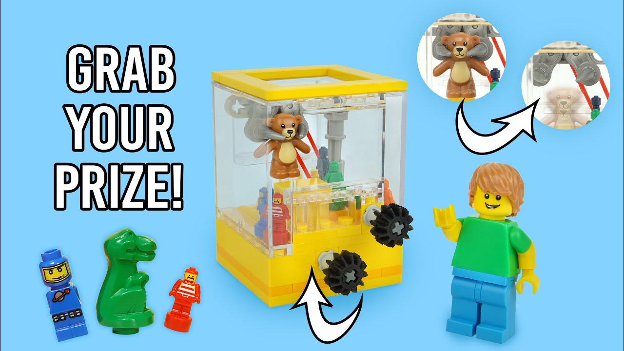 Working LEGO Claw Grabber Machine - How To Build