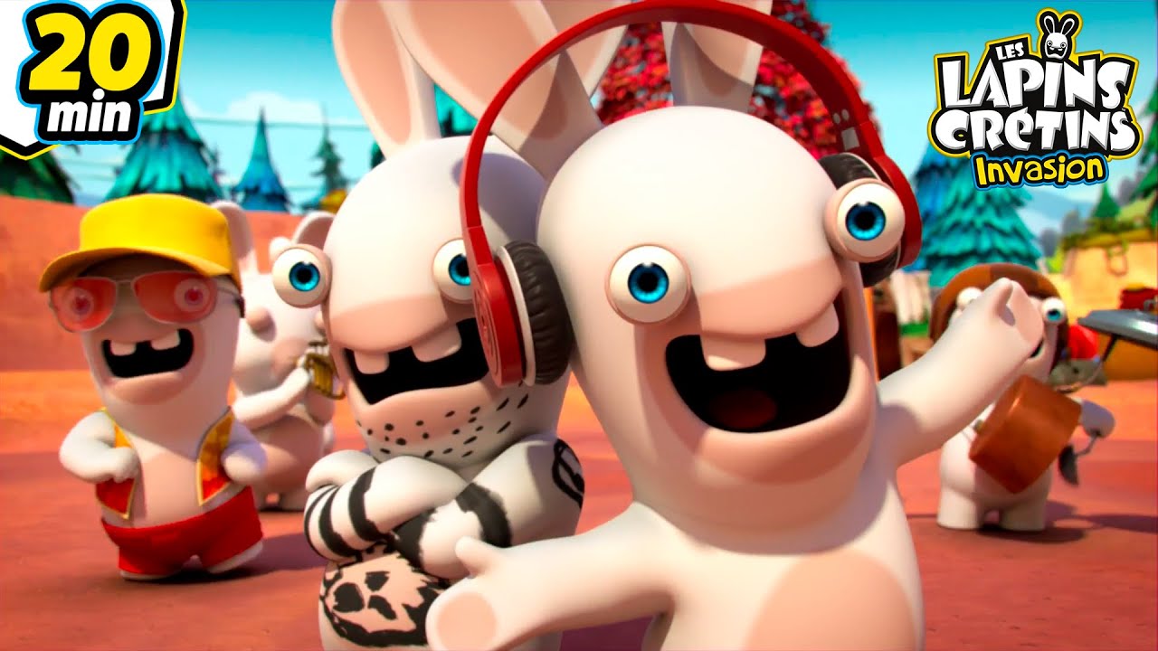 Tous en rythme pour la fête de la Musique ! | Les Lapins Crétins Invasion🐰 | Nouvelle compilation