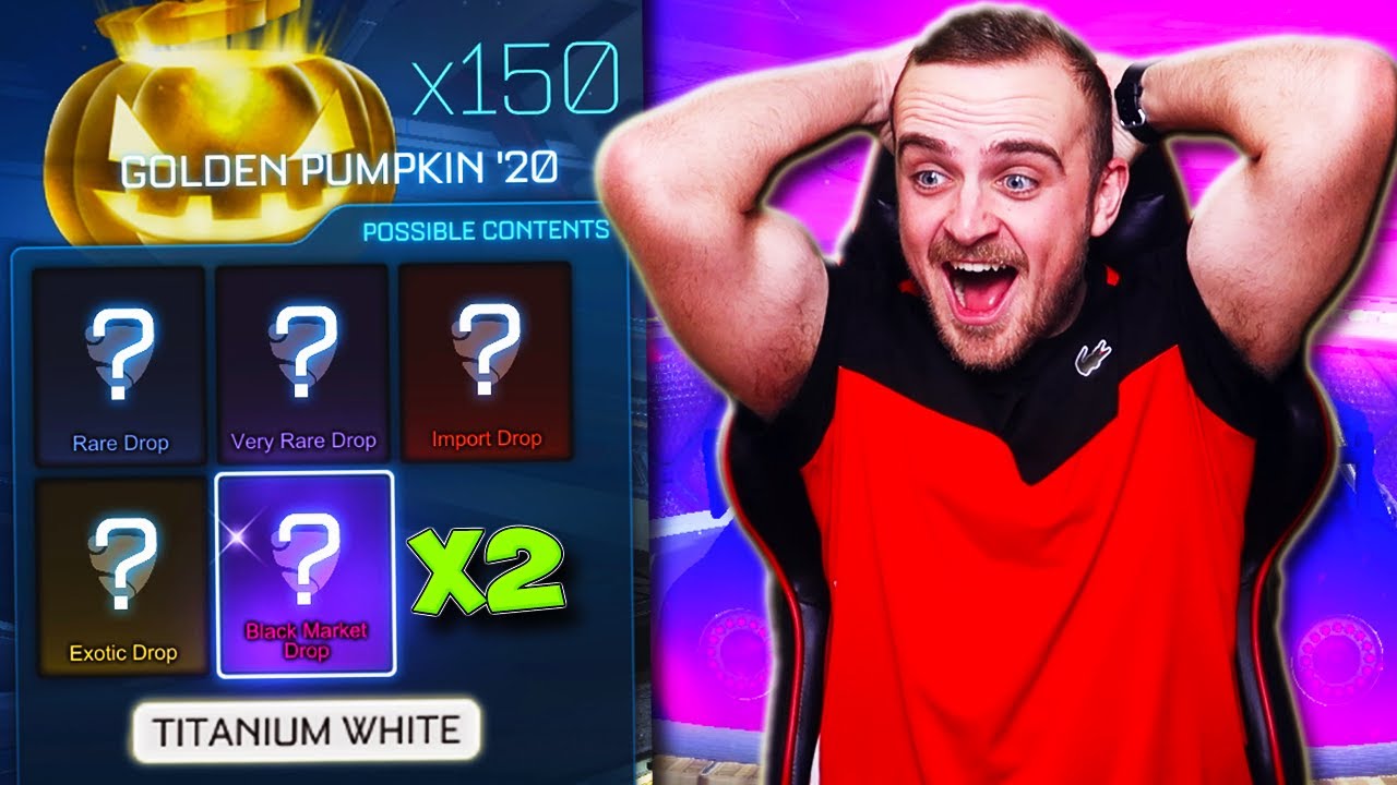 15,000 likes means I am now opening 150 *BRAND NEW* 2020 Golden Pumpkins in Rocket League! *INSANE*