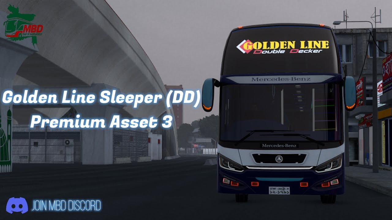 Golden Line Mercedes Benz ll MBD V8 ll Jahidul Alam Akash