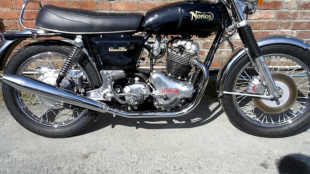 Norton Commando 750 5 The first test ride.