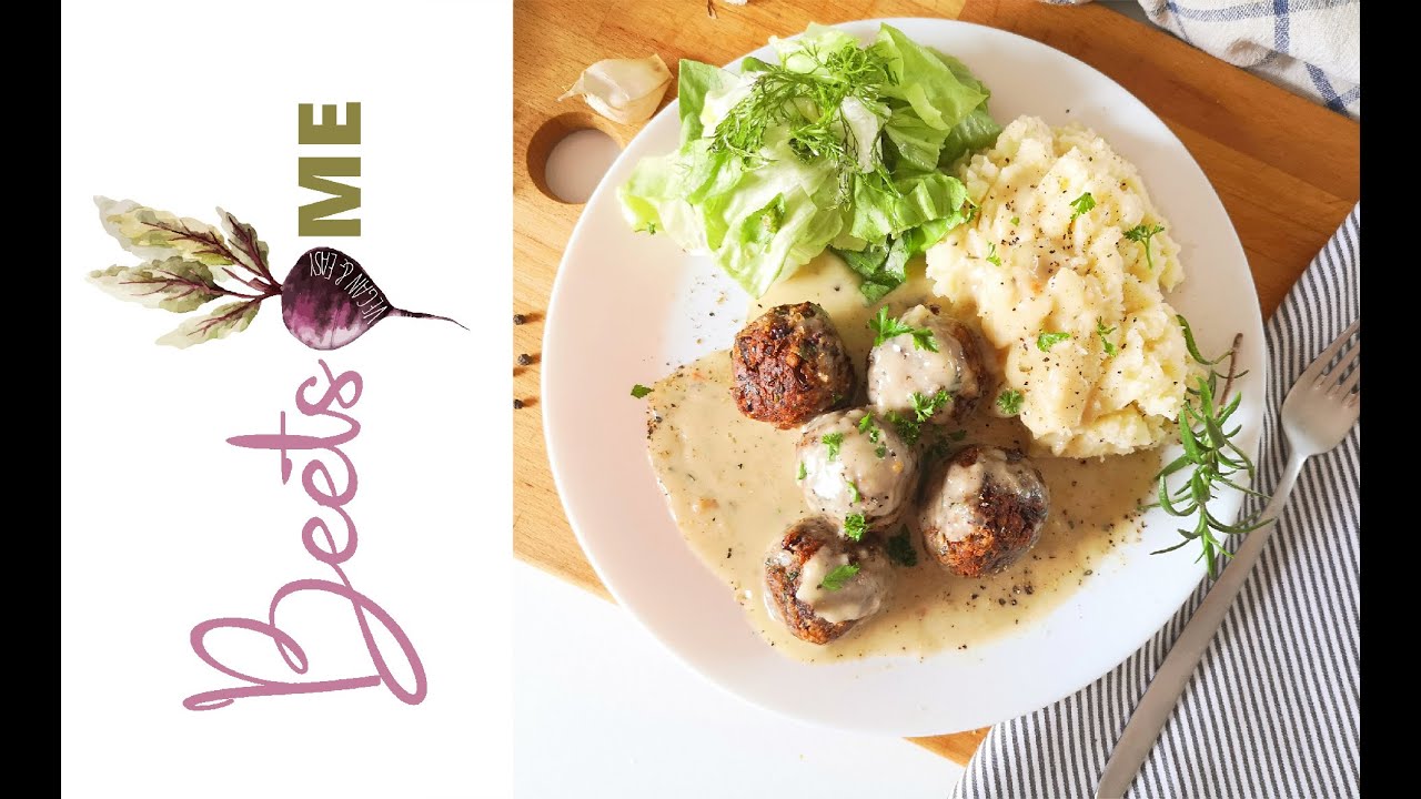 Vegan Σουηδικά Κεφτεδάκια με Άσπρη Σως - Vegan Swedish Meatballs - Βίγκαν Συνταγές | Beets me