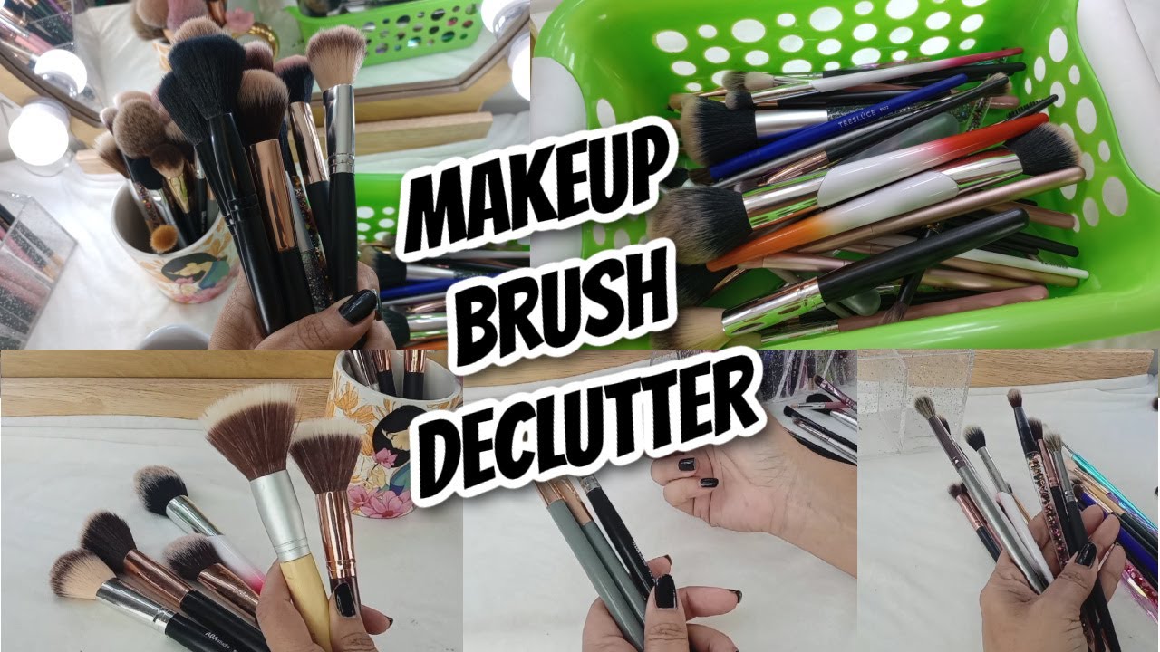 My FAVORITE Makeup Brushes + Makeup Brush Declutter