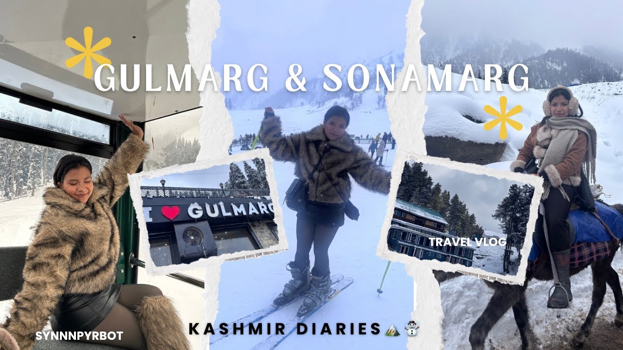 Gulmarg & Sonamarg Vlog 🏔️ ❄️ ⛷️ 🛷 | Kashmir Diaries 
