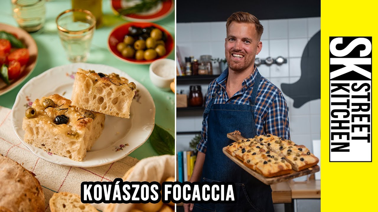 A T&Ouml;K&Eacute;LETES🤌 kov&aacute;szos FOCACCIA ol&iacute;vabogy&oacute;val🫒 &eacute;s rozmaringgal🌿