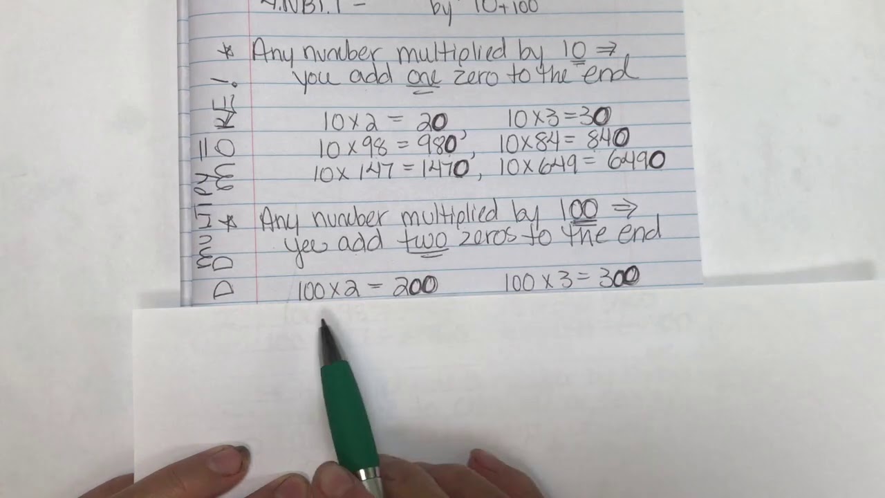4nbt1 multiply or divide with tens or hundreds