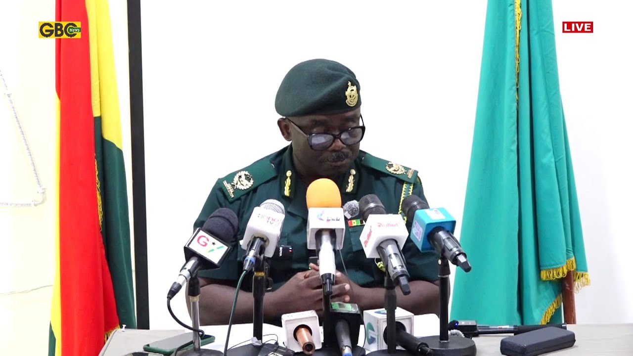 Ghana Immigration Service Press Conference on the  arrest of undocumented migrants in Accra sweep