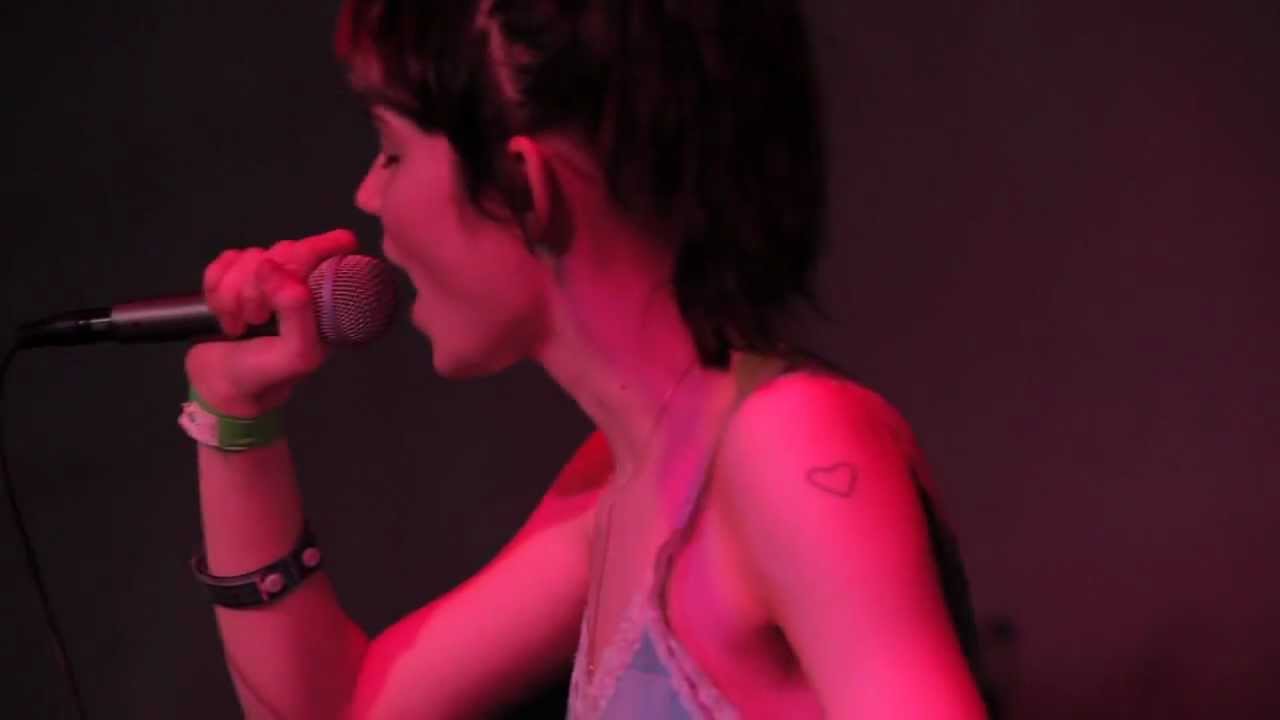Grimes performs Nightmusic at Gorilla Vs Bear.  Mexican Summer Party, SXSW '11