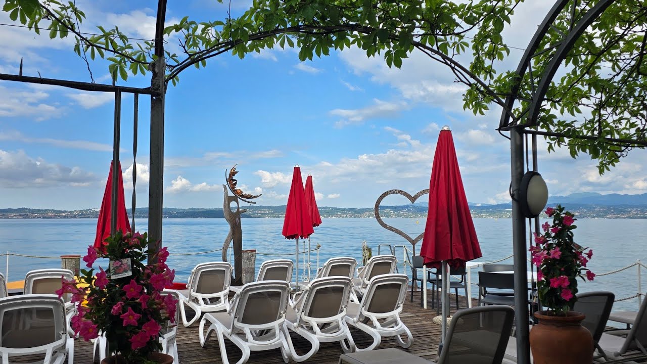 Sirmione - Seeterrasse Hotel Catullo Italien