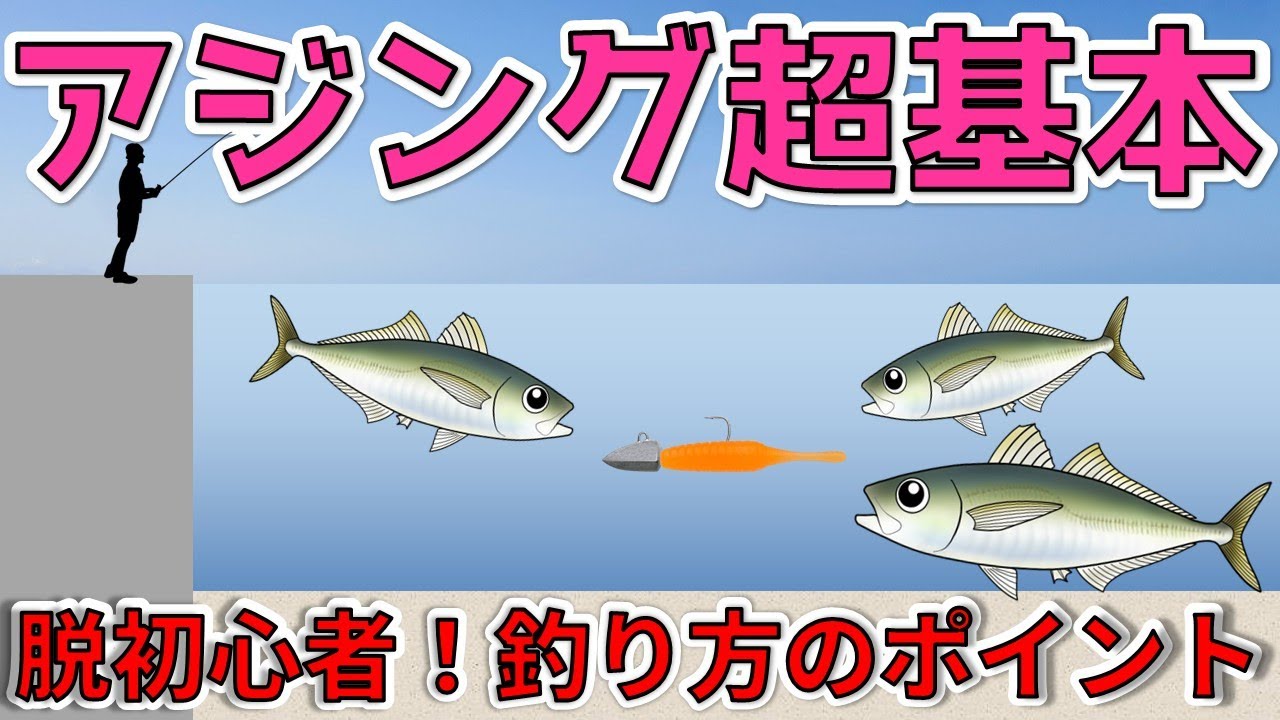 【アジング】これから始めてみよう／初心に戻ってみよう【釣り方】【Update版】