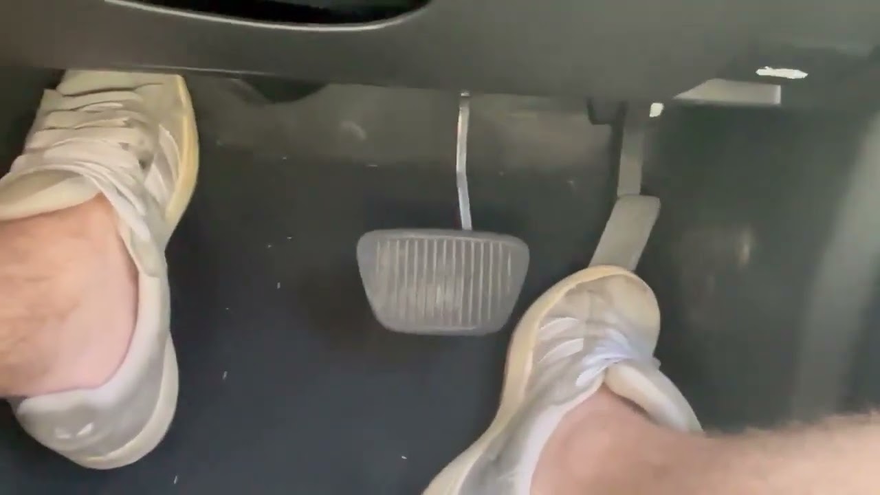 Flooring the Gas Pedal in Sneakers Sockless
