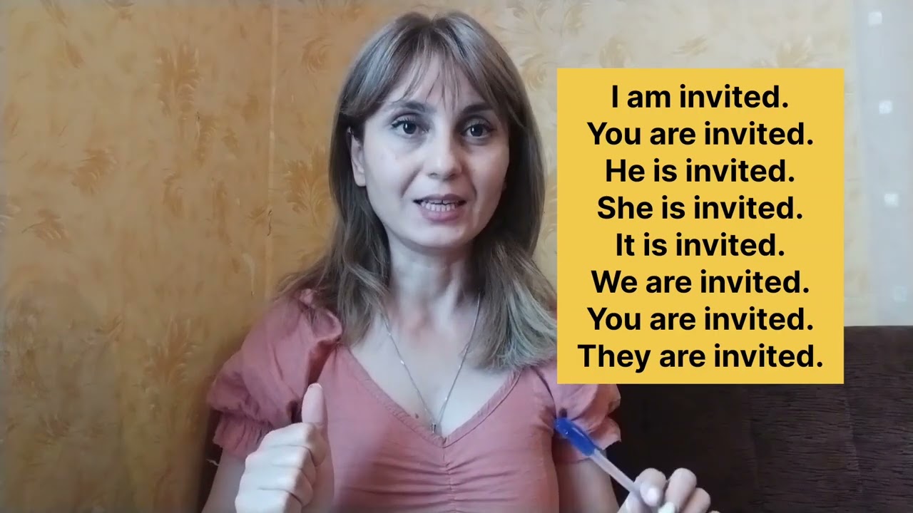 passive voice.present passive. ვნებითი გვარი.English with Khato