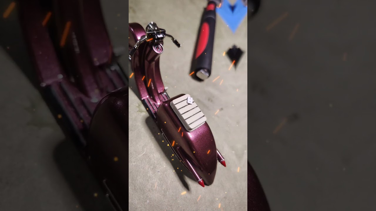 Get slammed to the ground. With these bagged 1:25 scale model scooters February 15, 2025