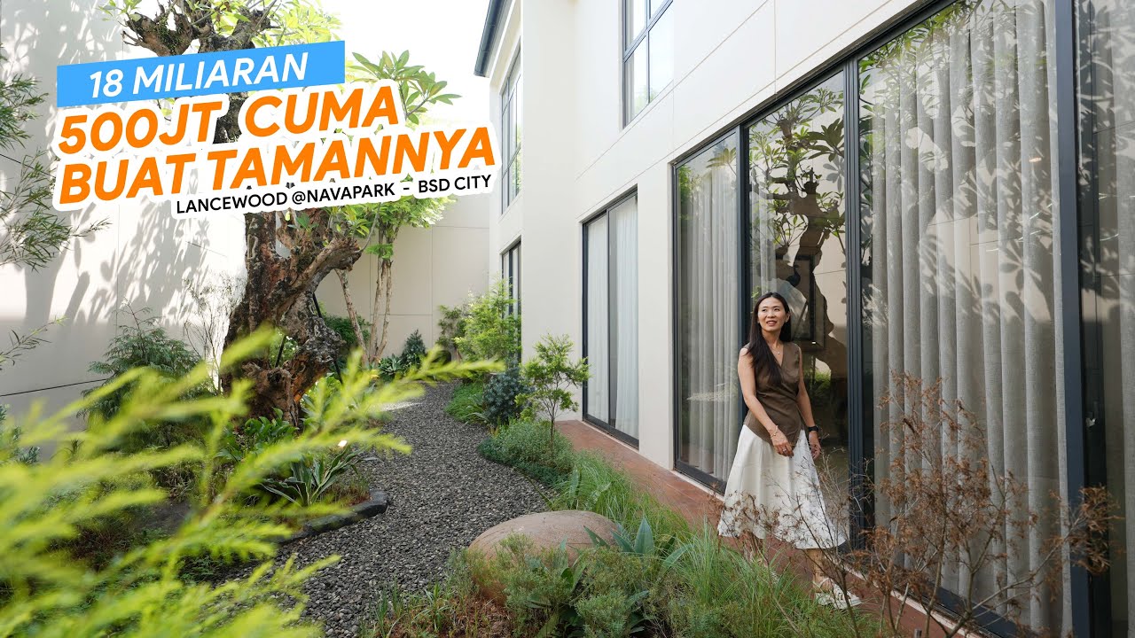 LANCEWOOD at NAVAPARK, BSD CITY. FULL FURNISH brand new Dijual HANYA 18M-AN. Eps. 580