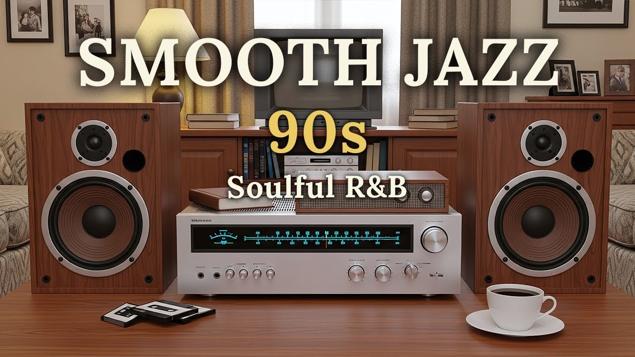 Smooth Jazz & Soulful R&B 90s 🎷 Calm Instrumental Music for Work, study & Nighttime