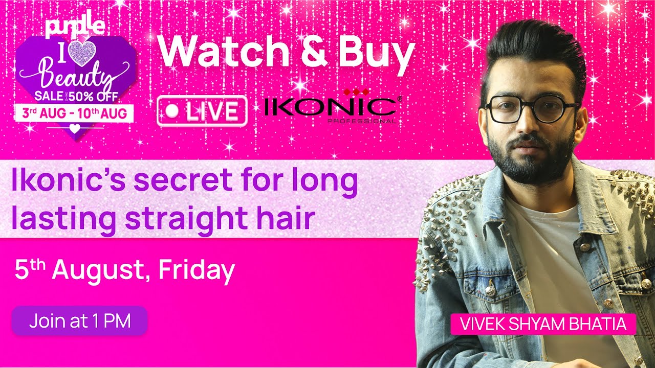 Ikonic's secret for long lasting straight hair