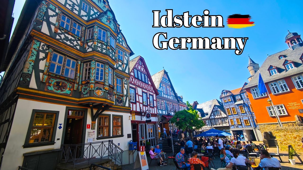 🇩🇪 Walking Tour in Idstein – A Spring Day in a Historic German Town