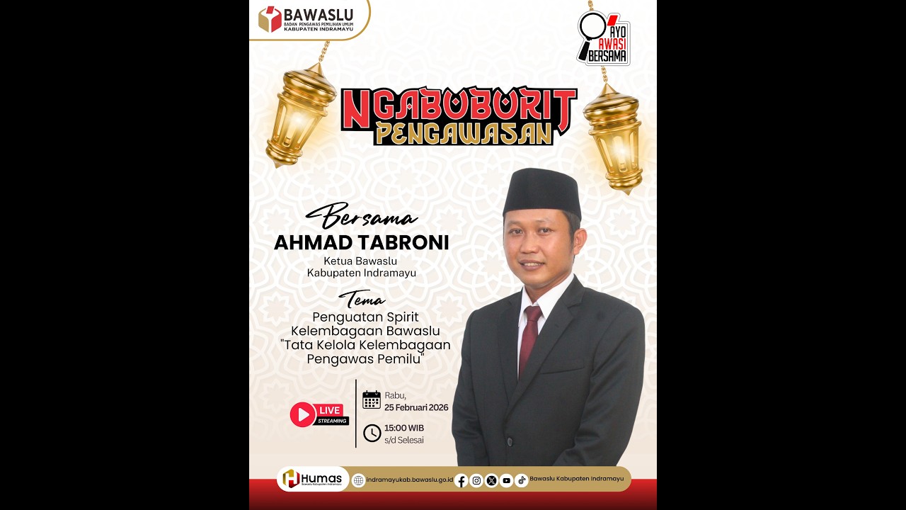 Ngabuburit pengawasan Bawaslu Kabupaten Indramayu