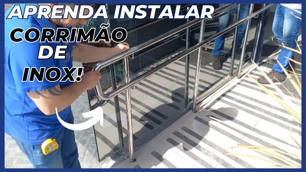 Como fazer fixa&ccedil;&atilde;o do Corrim&atilde;o . [Passo a Passo !]