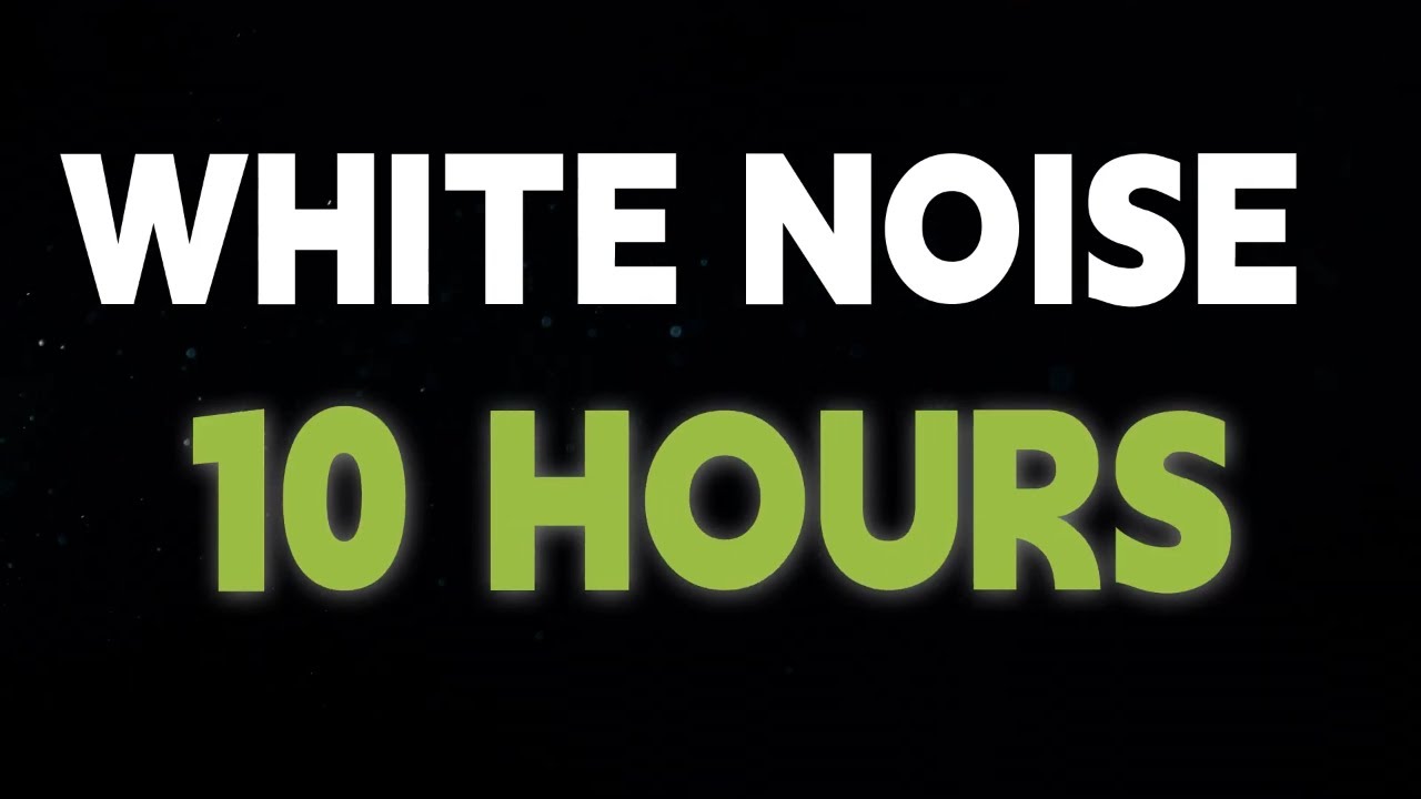 10 Hours White Noise for Sleeping 😴 | Fan Sound | Black Screen