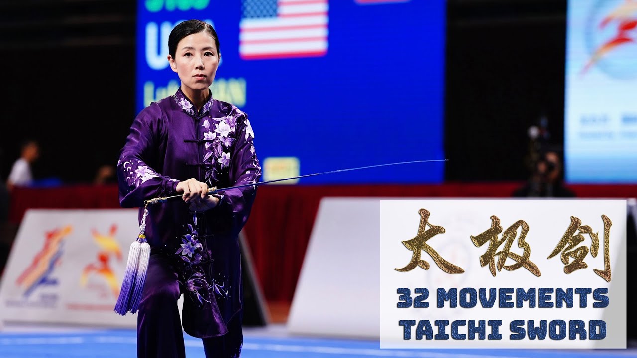 Jie Gu (USA) 32-Movements Taichi Sword, 4th WTJQC 2024 