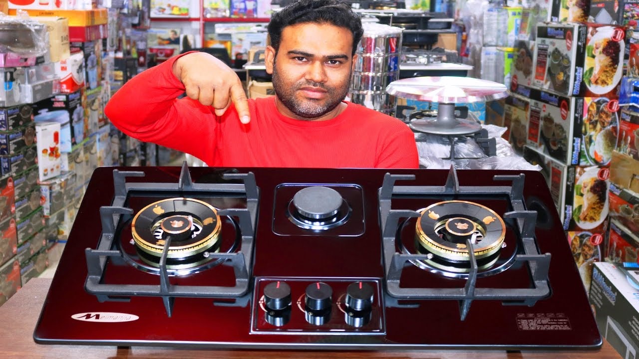 ৩ বার্নার গ্যাসের চুলা | গ্যাস স্টোভ | Auto gas stove | Top Brand Gas Stove | Meimanjia gas stove