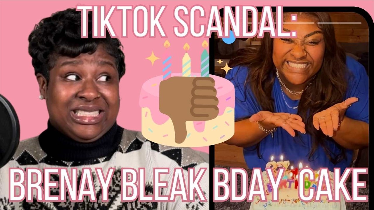 TIKTOK CONTROVERSY: BRENAY'S BLEAK BIRTHDAY CAKE