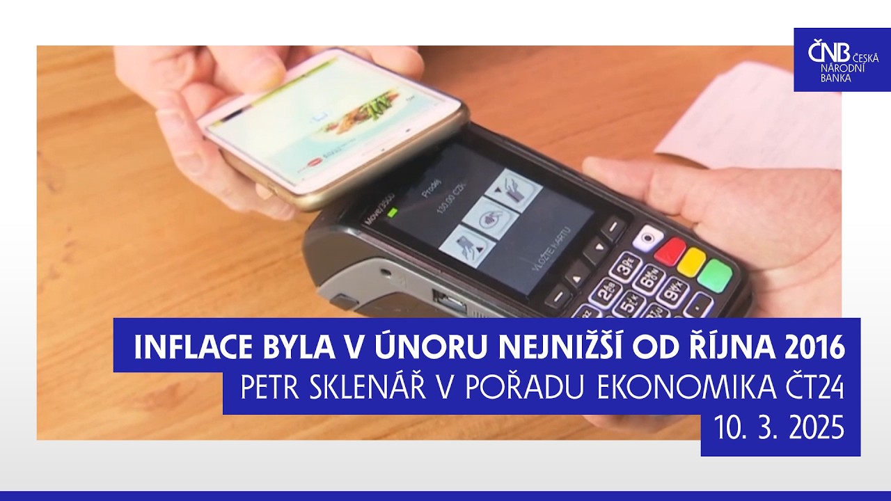 Vývoj na Blízkém východě netlačí centrální banku k okamžité reakci, říká Petr Sklenář z ČNB