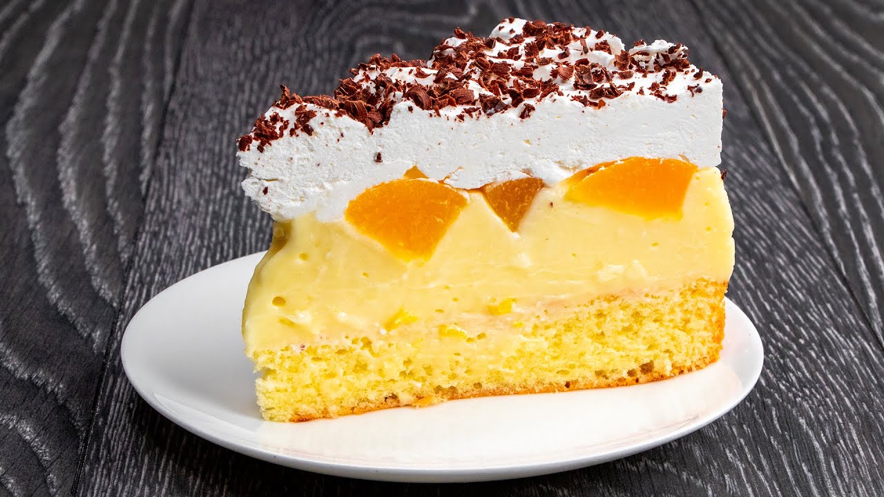 Gâteau FLORIDE parfait avec des abricots correctement utilisés!| Savoureux.tv