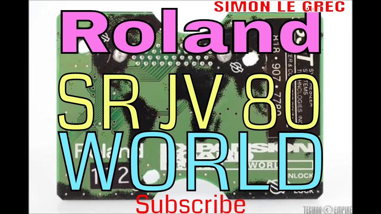Roland | Expansion SR JV80 | World
