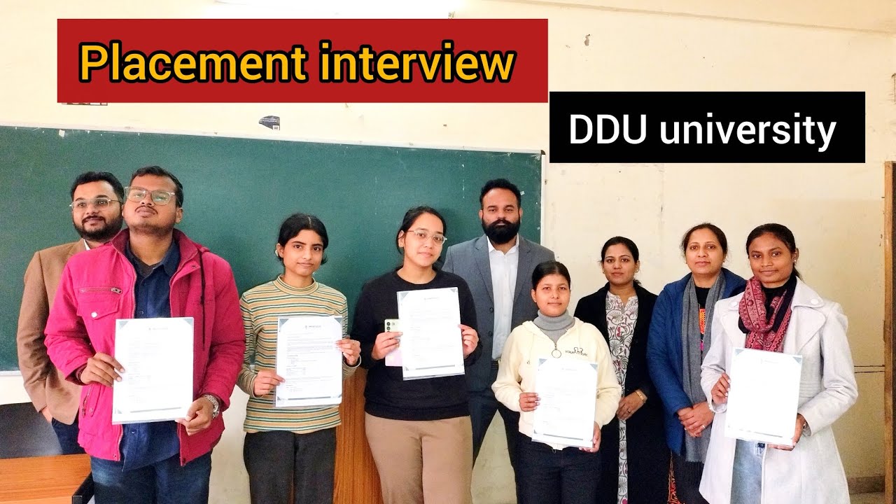 DDU University Placement Interview Vlog🎓Interview, Result & Campus 2026