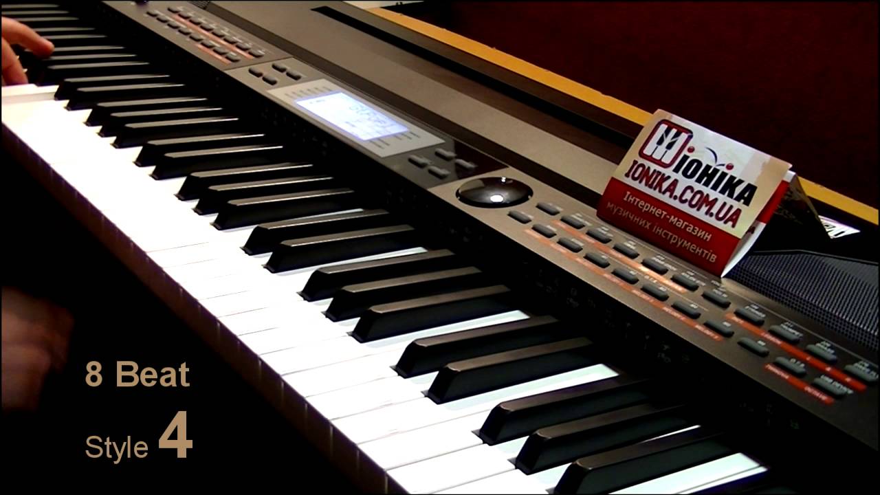 Medeli SP4200  8 Beat Styles & Romantic Piano improvisation.