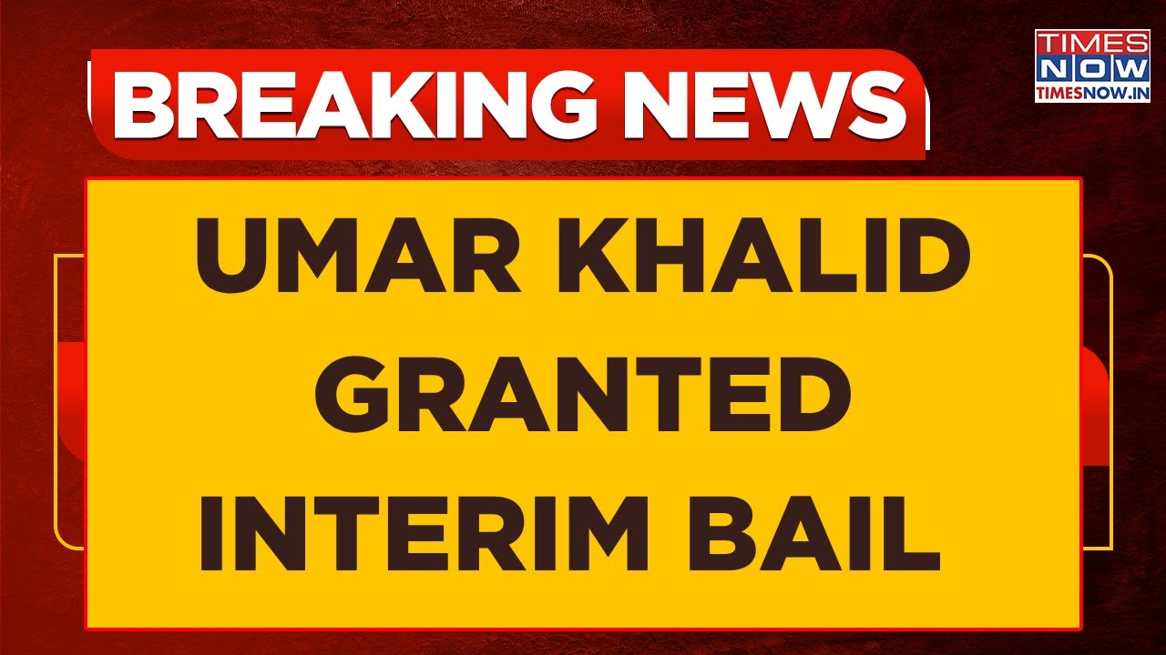 Delhi High Court Grants Interim Bail To Umar Khalid For 3 Days With These Conditions | Breaking News