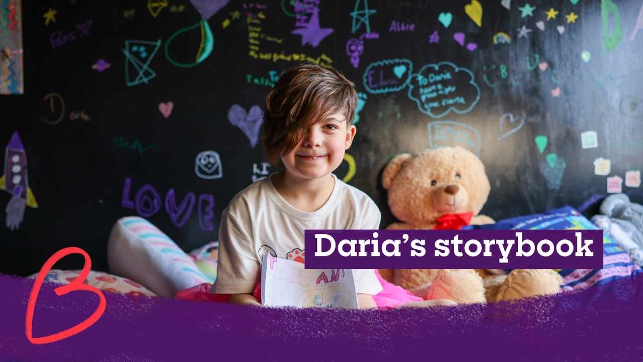 Blood Cancer UK: Daria's storybook