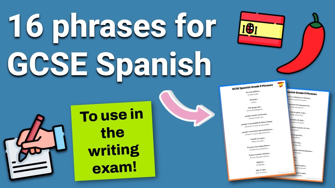 Spicy Phrases To Get a Grade 9 In GCSE Spanish