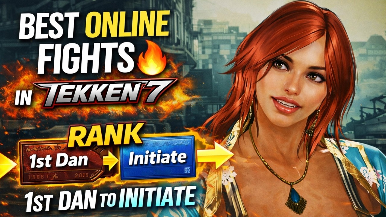 Best Online Fights in Tekken 7 🔥 Rank Promotion from 1st Dan to Initiate