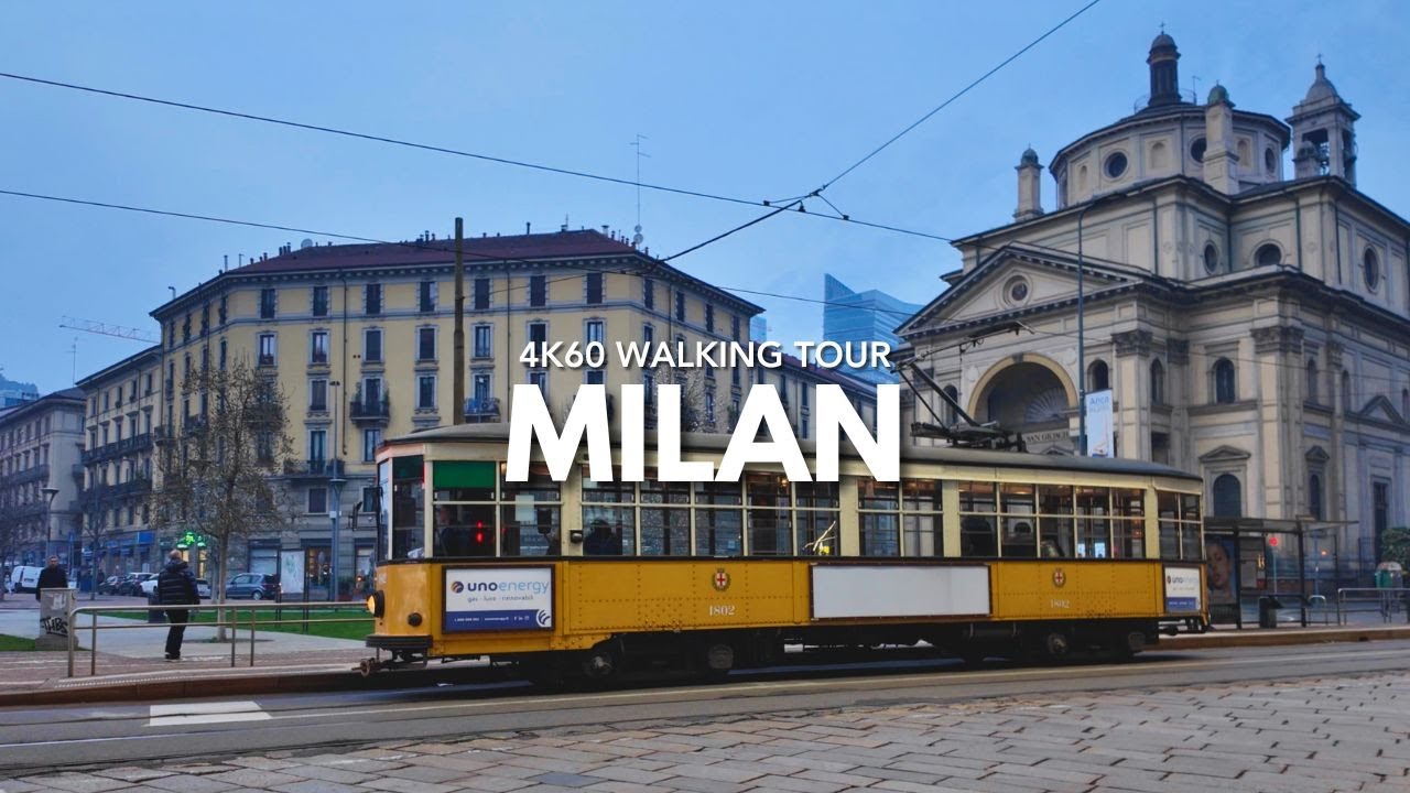 Winter Evening Walk in Milan [4K DJI Osmo Pocket 3]