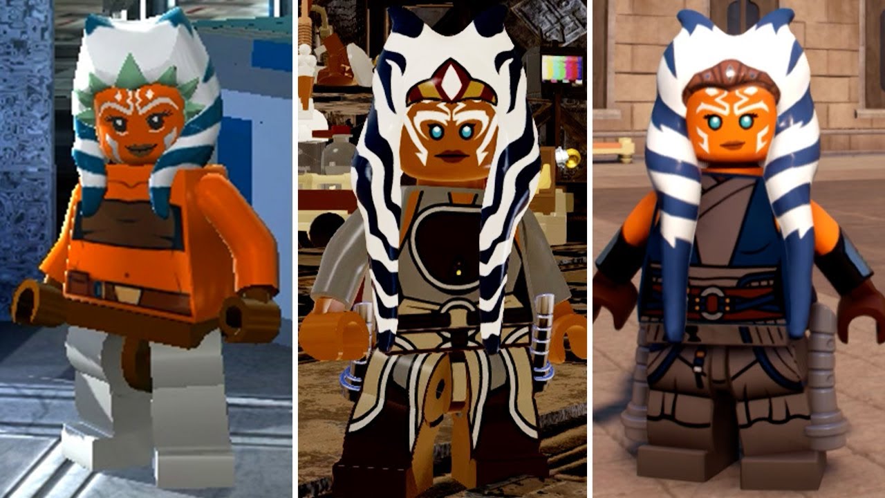 Ewolucja Ahsoki w grach LEGO Star Wars
