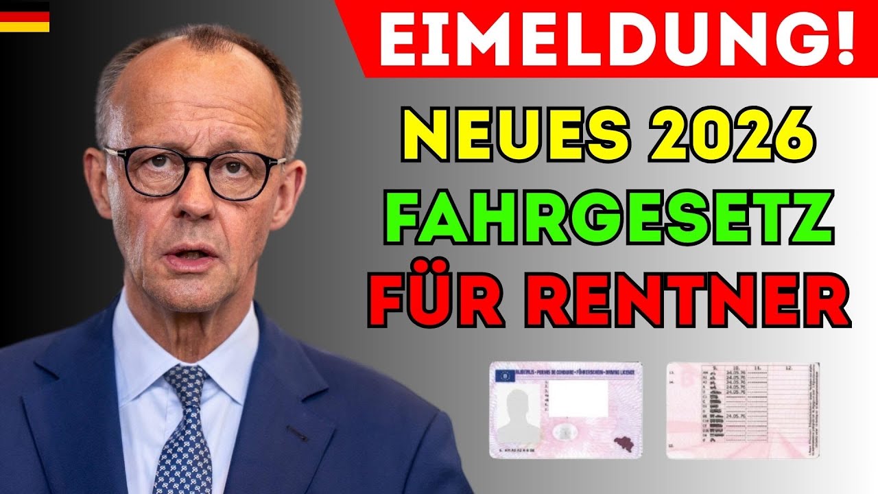 🚨 Achtung Senioren 70+! Ab 1. Januar 2026 gilt das neue Fahrgesetz – DAS ändert sich wirklich!