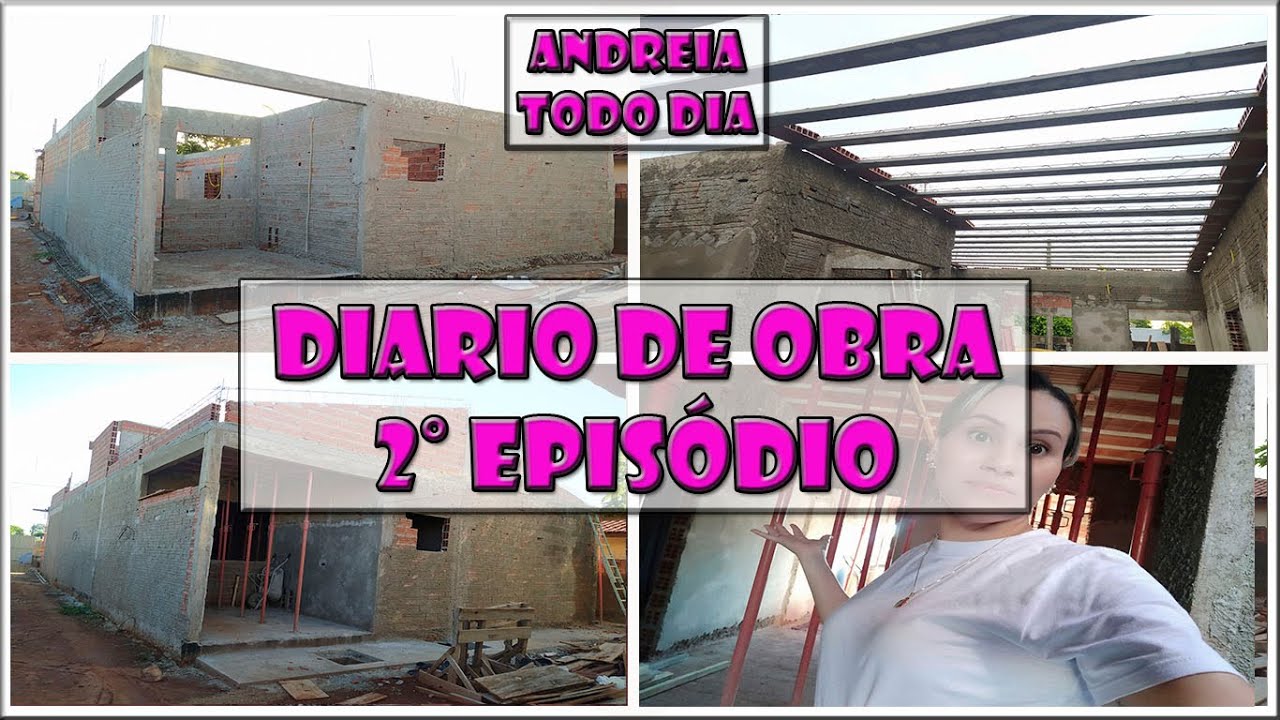DIÁRIO DE OBRA 2° episódio: Reboco e contra piso, Decidimos fazer a garagem , Já temos laje e mais.