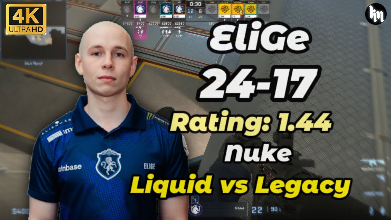 EliGE (24-17) Liquid vs Legacy (Nuke) | PGL Masters Bucharest 2025 #liquid #elige