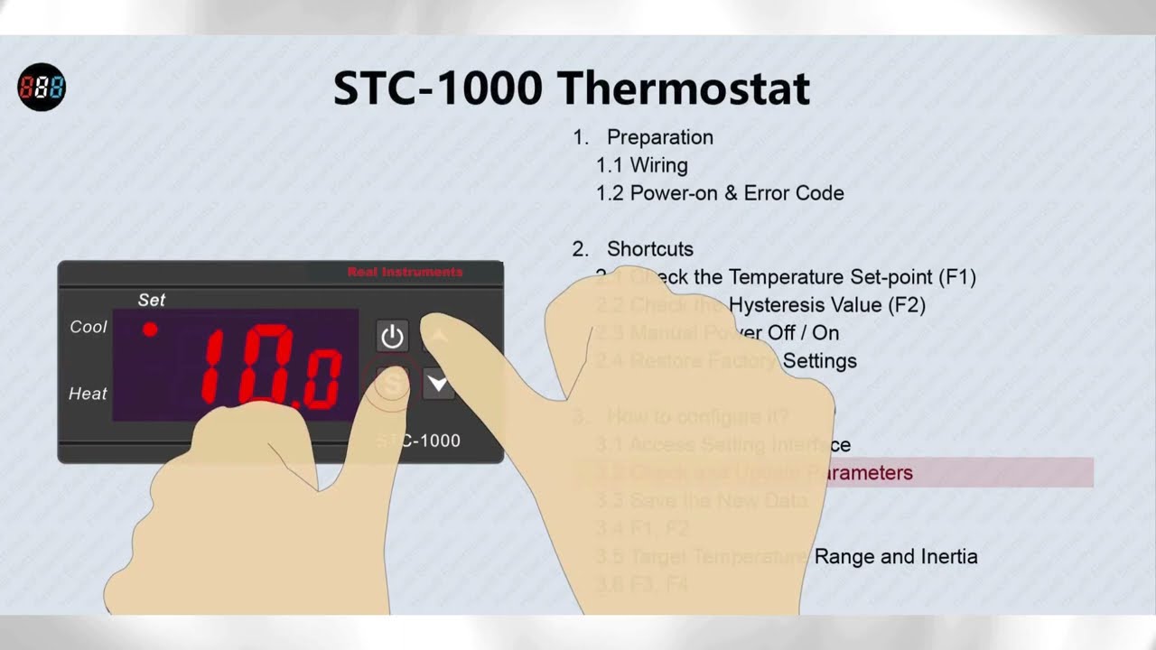 Real Instruments STC-1000 220V AC Digital Temperature Controller Connection Details | How To Set